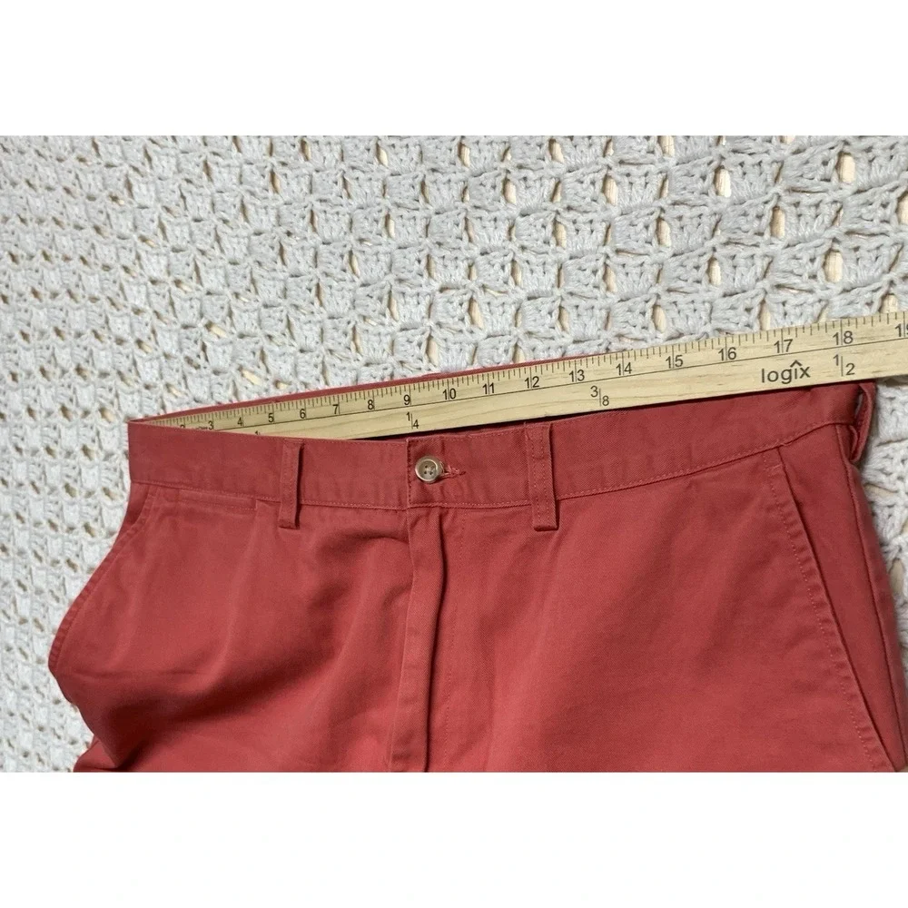 Polo Ralph Lauren Chino‎ Shorts Mens W36 L9  Flat Front Classic Pink  100%Cotton
